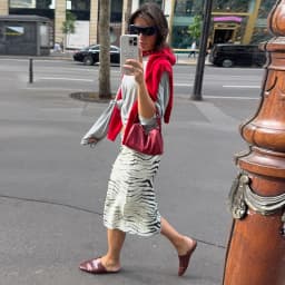 Fashion Zebra Print Women's Skirt High Waist Straight Loose Skirt Chic 2026 Spring Summer New Street Daily Wear Ladies Clothing