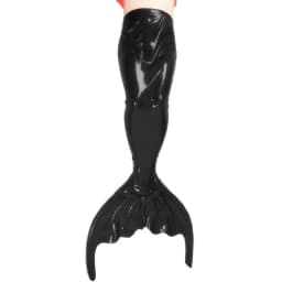 Glossy PVC Leather Skinny Mermaid Skirts for Women, High Waist,Slim Mermaid Maxi Skirt, Stage Performance Cosplay Costume, S-7XL