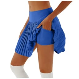 Tennis Skirt For Women With Shorts High Waisted Pleated Sports Skirts Gym Workout Fitness Running Skirt Yoga Golf Skorts Faldas