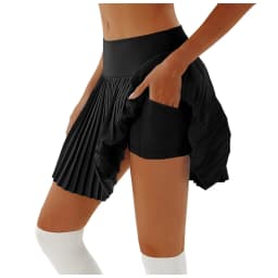 Tennis Skirt For Women With Shorts High Waisted Pleated Sports Skirts Gym Workout Fitness Running Skirt Yoga Golf Skorts Faldas