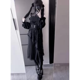 Japanese Mine Series Mass Production Fishtail Skirt for Women High Waist Lace Splicing Black Long Skirt Lady Sweet Sweaters Top