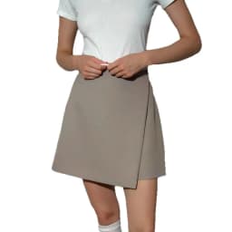 Office Lady Women Skirts 2026 New Women's High Waist A Line Skirt Slim Fit Split Hem Irregular Design Versatile Midi Skirt