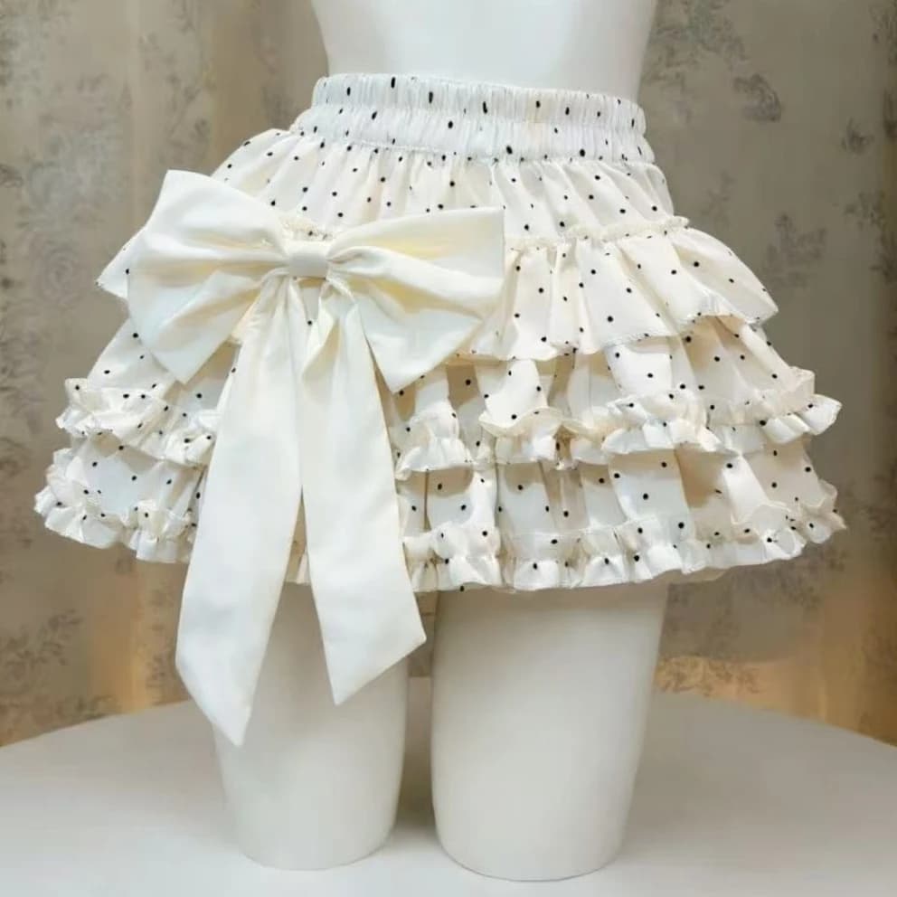 Y2k Ruffled Layered Aesthetic Women Harajuku Lace Cake Mini Skirt Subculture High Waist Kawaii Streetwear Vintage Casual Cute