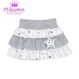 Mikumn Japanese Style Lolita Mini Skirts Women Gothic Stars Striped Patchwork Cake Skirt Y2k Punk Girls Kawaii Skirts Streetwear