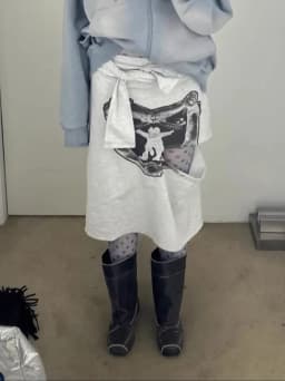 Unique SEI f-length Straight Tube Skirt with Sa Knot Design Heart-aped Cutout Personalized Korean Sle Commute Skirt
