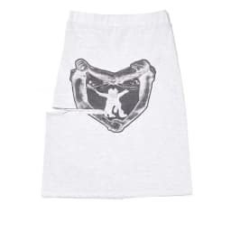 Unique SEI f-length Straight Tube Skirt with Sa Knot Design Heart-aped Cutout Personalized Korean Sle Commute Skirt