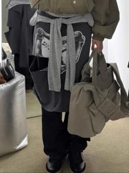 Unique SEI f-length Straight Tube Skirt with Sa Knot Design Heart-aped Cutout Personalized Korean Sle Commute Skirt