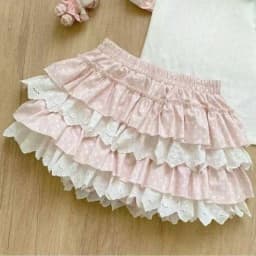 2000s Lolita Sweet Strawberry Print Ruffle Punk Cake Skirt Japanese Kawaii Y2k Mini Skirt Women Cute Bow Skirt Korean Fashion
