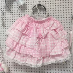 2000s Lolita Sweet Strawberry Print Ruffle Punk Cake Skirt Japanese Kawaii Y2k Mini Skirt Women Cute Bow Skirt Korean Fashion