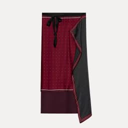 Fashionable Printed Wrap Scarf Half Skirt for Women Spring 2026 Personality Style ZADATA Loose Waist Other Material Other Pro...