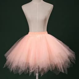 Women's Candy-colored Tutu Tulle Skirt Ballet Skirt Dance Party Stage Performance Fluffy Mini Skirt Adult Costume Ball Gown