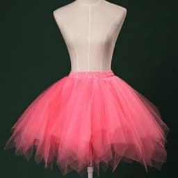 Women's Candy-colored Tutu Tulle Skirt Ballet Skirt Dance Party Stage Performance Fluffy Mini Skirt Adult Costume Ball Gown