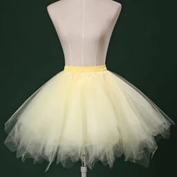 Women's Candy-colored Tutu Tulle Skirt Ballet Skirt Dance Party Stage Performance Fluffy Mini Skirt Adult Costume Ball Gown