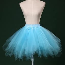 Women's Candy-colored Tutu Tulle Skirt Ballet Skirt Dance Party Stage Performance Fluffy Mini Skirt Adult Costume Ball Gown