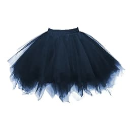 Women's Candy-colored Tutu Tulle Skirt Ballet Skirt Dance Party Stage Performance Fluffy Mini Skirt Adult Costume Ball Gown