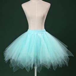 Women's Candy-colored Tutu Tulle Skirt Ballet Skirt Dance Party Stage Performance Fluffy Mini Skirt Adult Costume Ball Gown