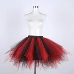 Women's Candy-colored Tutu Tulle Skirt Ballet Skirt Dance Party Stage Performance Fluffy Mini Skirt Adult Costume Ball Gown