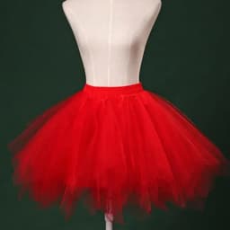 Women's Candy-colored Tutu Tulle Skirt Ballet Skirt Dance Party Stage Performance Fluffy Mini Skirt Adult Costume Ball Gown