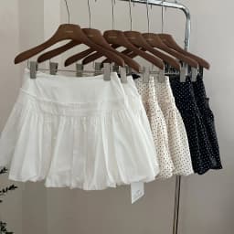 Vintage Polka Dot Women Skirt 2025 Faldas Mujer Fashion Sweet Korean Jume High Waist Summer Saia Tunic A-line Mini Skirts 7o562
