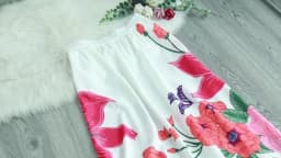 Bohemian Women Long Skirt Large Swing High Waist Floral Printing A-Line Skirt Women Faldas Fashion Casual Party Skirt Pockets