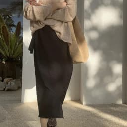 Miyake Pleated Plisse Skirt 2026 Spring New Design Pleats Jupe Women Black Irregular Split Mid-Length Texture Fold Half Skirt