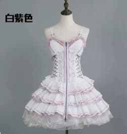 Flowers Crinoline Sweet Fairy Lolita Spring and Summer Bubble Skirt Gorgeous French Elegant Girl Women's Organza Midi Skirt