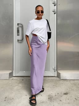 Elegant Satin Black Trumpet Skirts Fashion Slim High Waist Skirts Women Female 2024 Solid Office Long Skirt Spring Summer