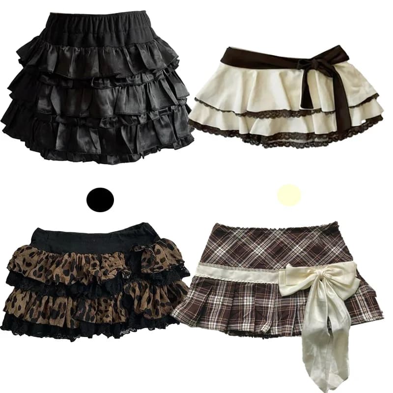 Classic Minimalist Women's Summer Dress Y2K Skirt Grunge Goth Hip Hop Fashion Casual Mini Skirt Spicy Girls Half length skirt