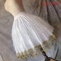 Star Petticoat Gorgeous Fish Bone Lolita Skirt Support Adjustable Daily Violence Carmen Skirt Women Mid-length Fluffy Underskirt
