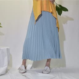 Vintage Pleated Midi Long Skirt For Women Korean Fashion Casual High Waist Chiffon Skirts Jupe Faldas 18 Color Spring Autumn