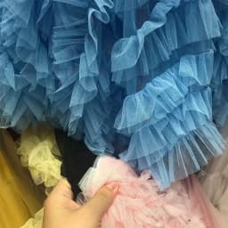 Voille Skirts Women Y2k High Waist Elastic Jupe Ladies Tulle Cake Mujer Faldas Ruffles Long Female Casual Mesh Skirt Dropship
