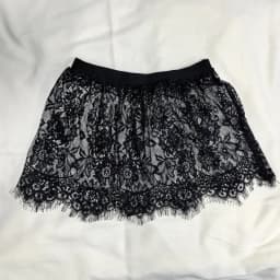 N2025Miniskirt Sexy Transparent Lace Mesh Skirt Shirt Extender Women Summer Mini Black White Short Micro Skirt Ladies Underskirt