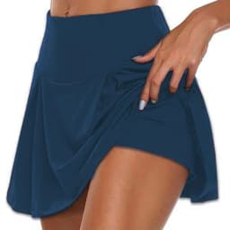 Tennis Skirt with Built-in Shorts Women Summer Mini Skirt Stretch Flowy Golf Skirt Teengirl Balletcore Gym Sporty Outfit