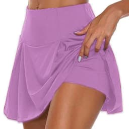 Tennis Skirt with Built-in Shorts Women Summer Mini Skirt Stretch Flowy Golf Skirt Teengirl Balletcore Gym Sporty Outfit