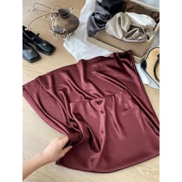 12 Colors New In 2026 Women Spring Autumn Elegant Fashion Satin Long Skirts Female Trendy Solid Color High Waist Faldas