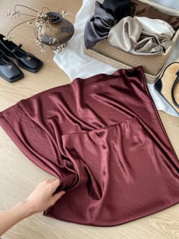 12 Colors New In 2026 Women Spring Autumn Elegant Fashion Satin Long Skirts Female Trendy Solid Color High Waist Faldas