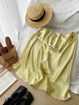 12 Colors New In 2026 Women Spring Autumn Elegant Fashion Satin Long Skirts Female Trendy Solid Color High Waist Faldas