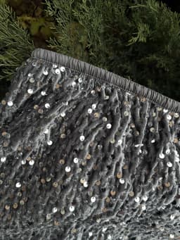 High Waisted Sequin Maxi Skirt Women Elegant Shiny Straight Skirts With Slit Summer Spring Black Long Sequin Skirt For Women