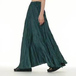 Elegant Drape Crumpled Skirts Women Summer Elastic Waist Big-Hem Long Skirts Large Size Loose Umbrella Skirts Female Streetwear