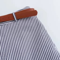 Women Casual Striped Skirts With Belted 2026 Summer Female High Waist A-Line Skirts Elegant Streetwear Lady Chic Shorts Skirts