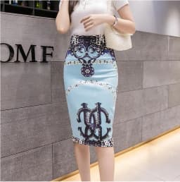On Sale Spring Summer Women Y2K High Waist Midi Pencil Chiffon Skirts Slim Bodycon Vintage Hip Raise Korean Fashion Clothes