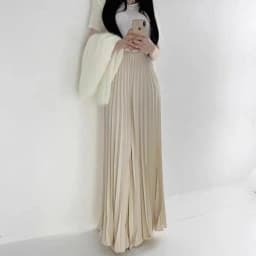 TFETTERS Brand Spring Clothes Women 2026 Autumn Fashion Casual Office Lady Pleated Skirt Women New Hight Waist Solid Long Skirt