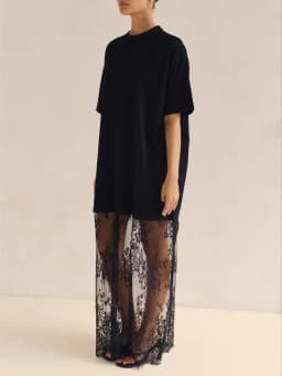 Sheer Lace Patchwork Maxi Dress Fashion Womens Lingerie Long Dress ladies Sleepwear Babydoll Dress Y2K Streetwear