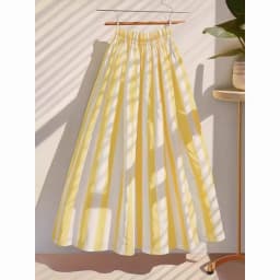 Retro High Waist A-Line Midi Skirt Women's Pink Striped Design Sensation Fashion Commute Sle Regular Thickness Summer...