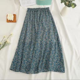 Woman Skirt 2025 Summer New Korean Ins Fashion Temperament Gentle Vintage Floral Slim Versatile High Waist Female Skirt