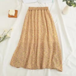 Woman Skirt 2025 Summer New Korean Ins Fashion Temperament Gentle Vintage Floral Slim Versatile High Waist Female Skirt