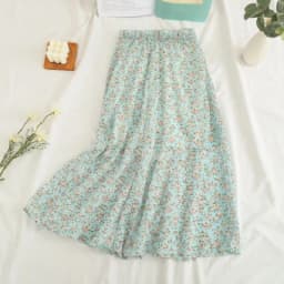 Woman Skirt 2025 Summer New Korean Ins Fashion Temperament Gentle Vintage Floral Slim Versatile High Waist Female Skirt