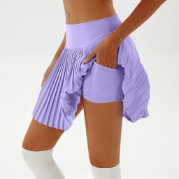 Summer Women Tennis Pleated Skirt With Inner Lining High Waist Sport Fitness Yoga Golf Skirt with Anti Glare Shorts Skort Faldas