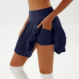 Summer Women Tennis Pleated Skirt With Inner Lining High Waist Sport Fitness Yoga Golf Skirt with Anti Glare Shorts Skort Faldas