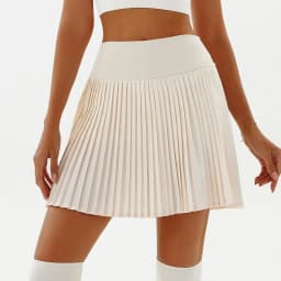 Summer Women Tennis Pleated Skirt With Inner Lining High Waist Sport Fitness Yoga Golf Skirt with Anti Glare Shorts Skort Faldas